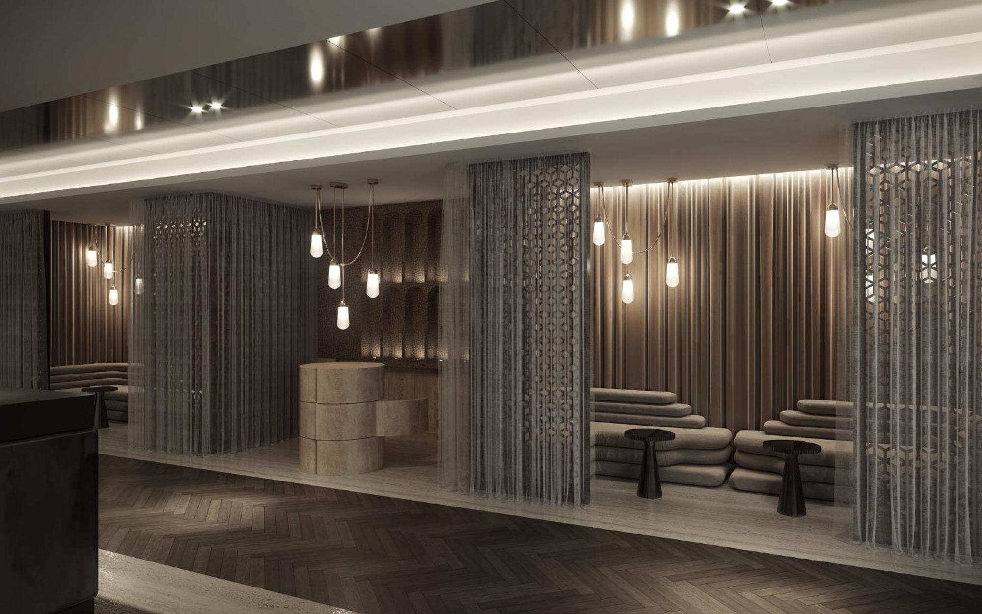 Abesq Doha Hotel And Residences, An Ihg Hotel المظهر الخارجي الصورة The interior of the lounge